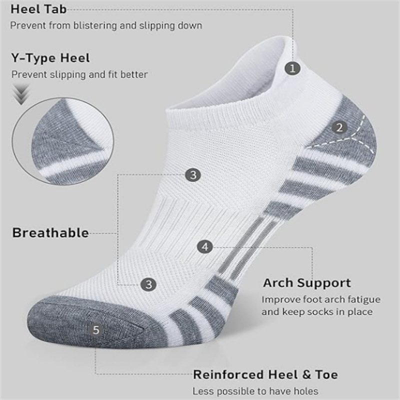 유니섹스 로우컷 스포츠 탭 발목 양말 24켤레 쿠션감  - Athletic Sock Cushion 리뷰 및 가격