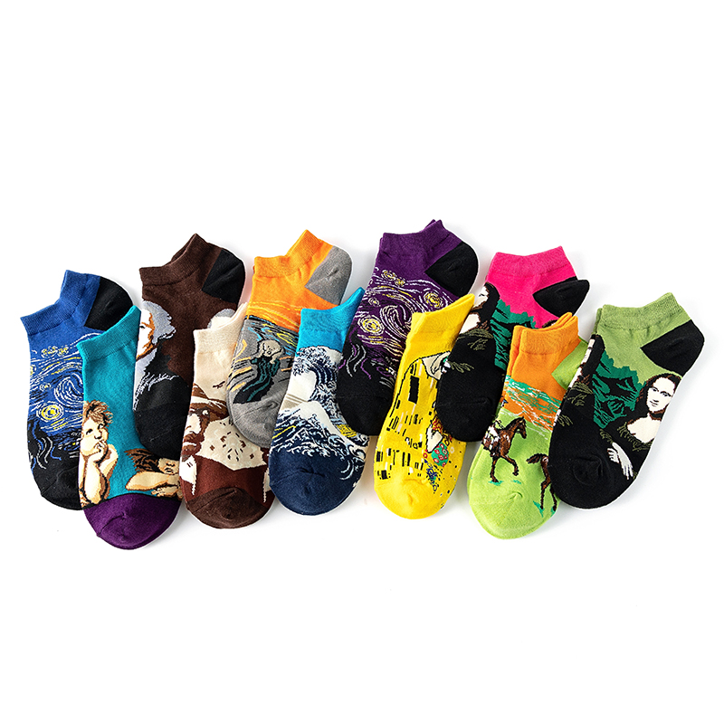 1/5 쌍의 코멧 코튼 앵클 양말 남녀 공용 패션 재미 - Ankle Sock Low Cut 리뷰 및 가격
